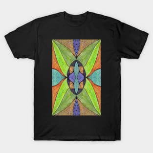 Mixed media zentangle pattern T-Shirt